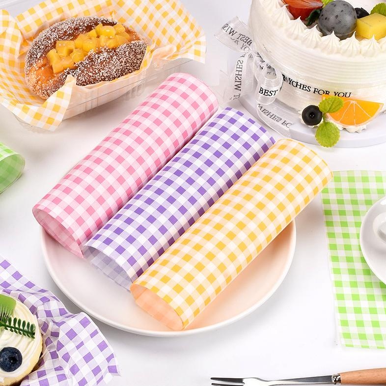 

VIRAL 100Pcs Wax Paper Sandwich Wrapping Paper Kertas Greaseproof Kertas Penggoreng Udara u-45