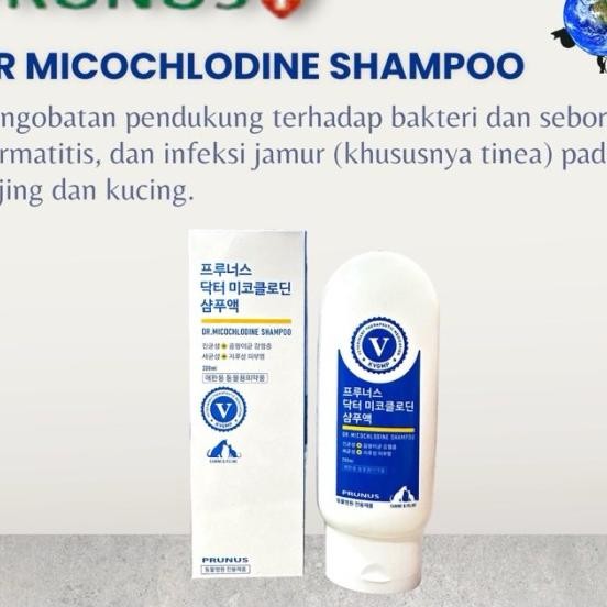 Prunus Dr Chlodine Shampoo Infeksi Jamur Anjing Kucing 200Ml