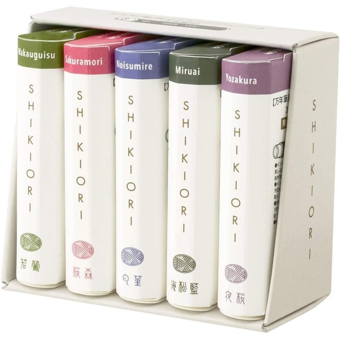

SAILOR 13-1750-001 CARTRIDGE INK FOUR SEASONS, 5 COLOR SET, SPRING