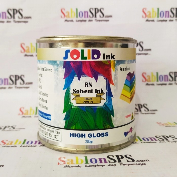 

TINTA SABLON PVC SOLVENT BASED 200GR RICH GOLD
