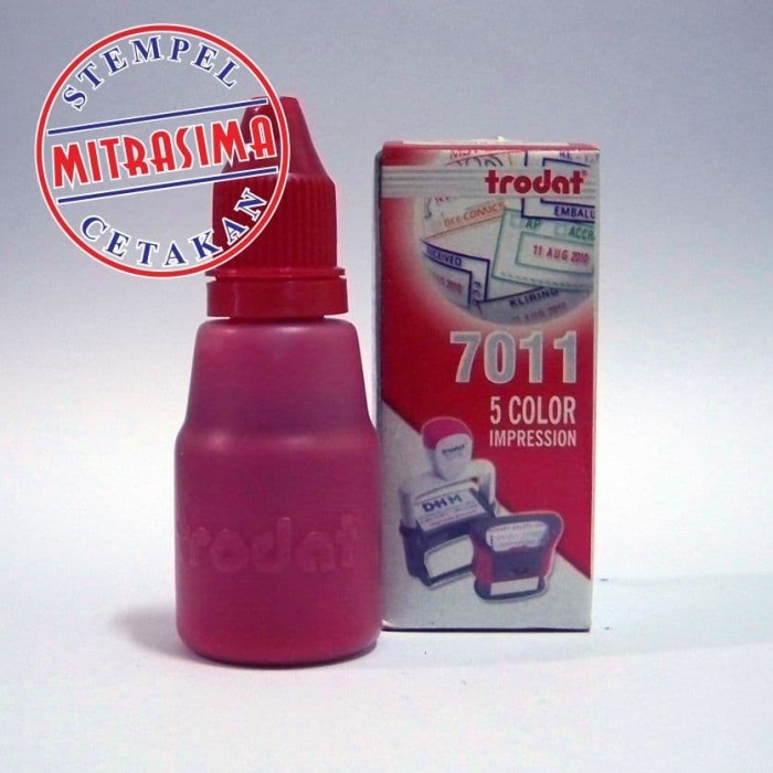 

TINTA TRODAT 7011 WARNA MERAH