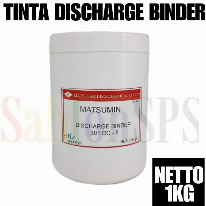 

MATSUI DISCHARGE BINDER 301-DC 1KG