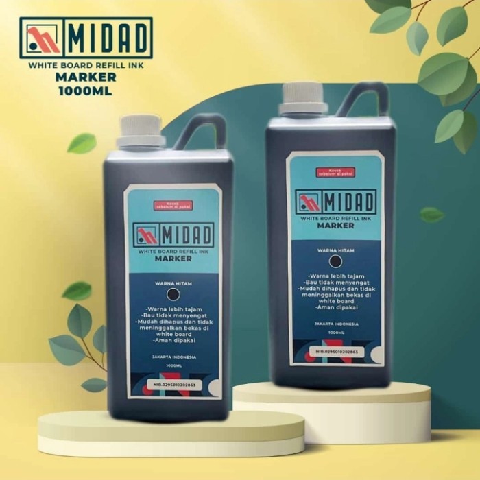 

TINTA SPIDOL ISI ULANG WHITE BOARD 1000ML MIDAD / REFILL INK