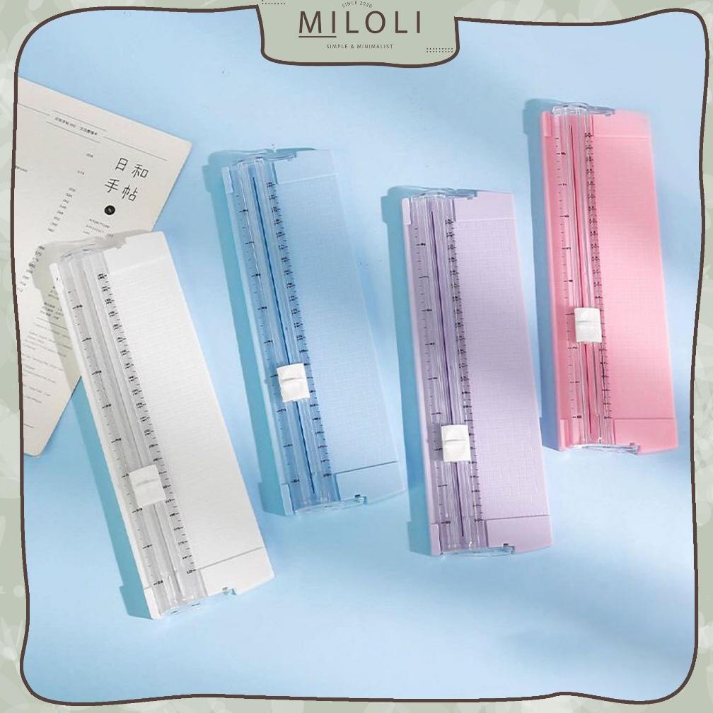 

fn-56 [MILOLI] Paper Cutter Korean Style Paper Trimmer Desktop Cutter Knife - F0203 Terlaris