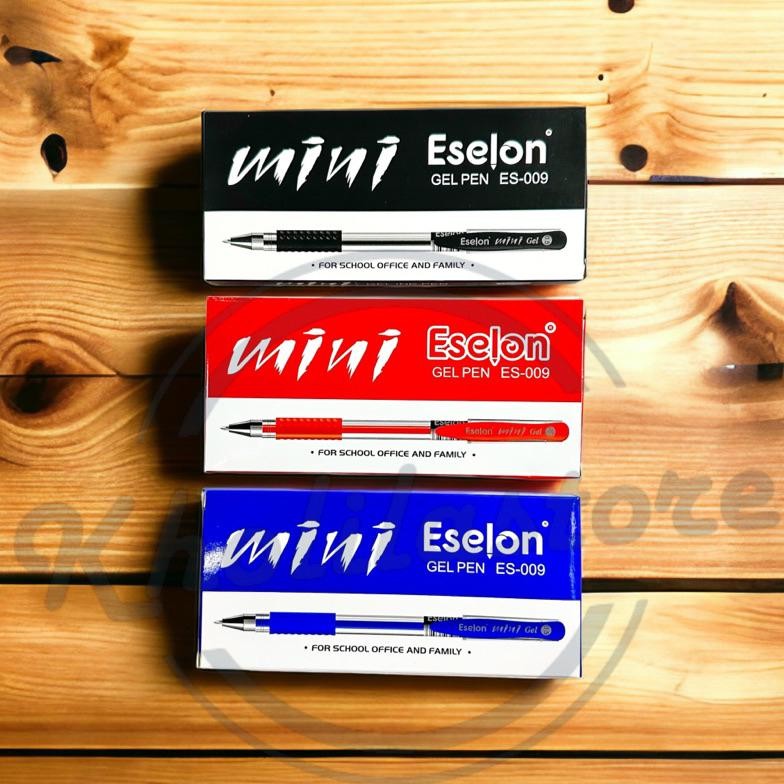 

Pulpen Mini Gel Eselon ES-009 isi 12 pcs LARIS