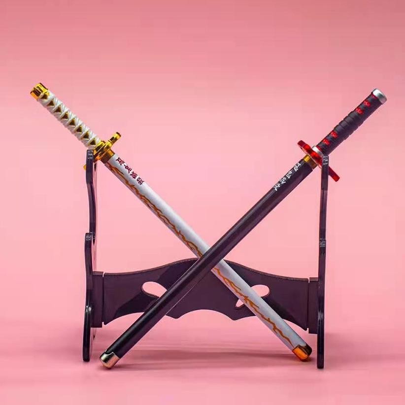 

RHH-1823 Pena Pulpen Pedang Sword Pen Anime Demon Slayer Kimetsu No Yaiba Tanjiro Zenitsu Giyu Rengoku Alat Tulis Original
