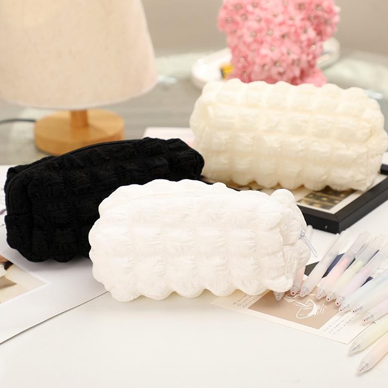 

h-4 Mismi Nora Pencil Case Kotak Pensil Sekolah Stylish Tas Pouch Makeup Perempuan Trendy - PC2N Premium