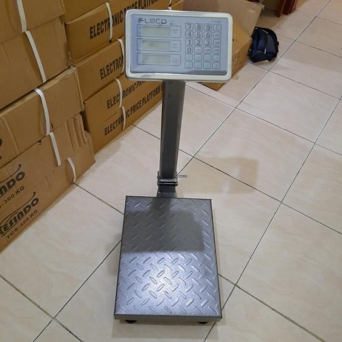 Timbangan 150 KG Digital Duduk Besi / Timbangan Besar Pabrik Ekspedisi