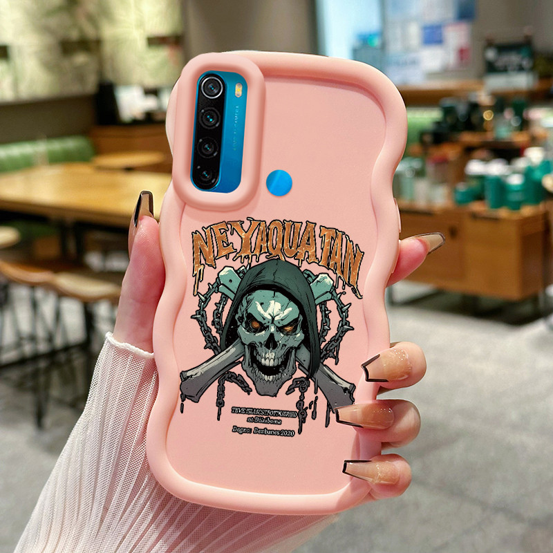 Casing Hp Untuk Xiaomi Redmi Note 8 Note 8T Case Casing Softcase sarung pelindung silikon pola tengk