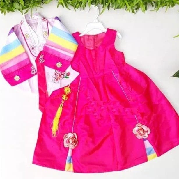 Sewa Kostum Anak Hanbok Korea /sewa kostum internasional korea cewe