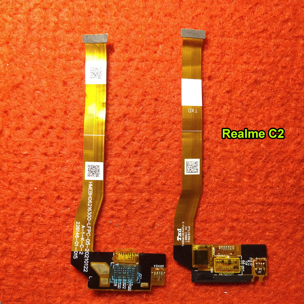 Realme C2 Fleksibel Flexible Konektor LCD Copotan