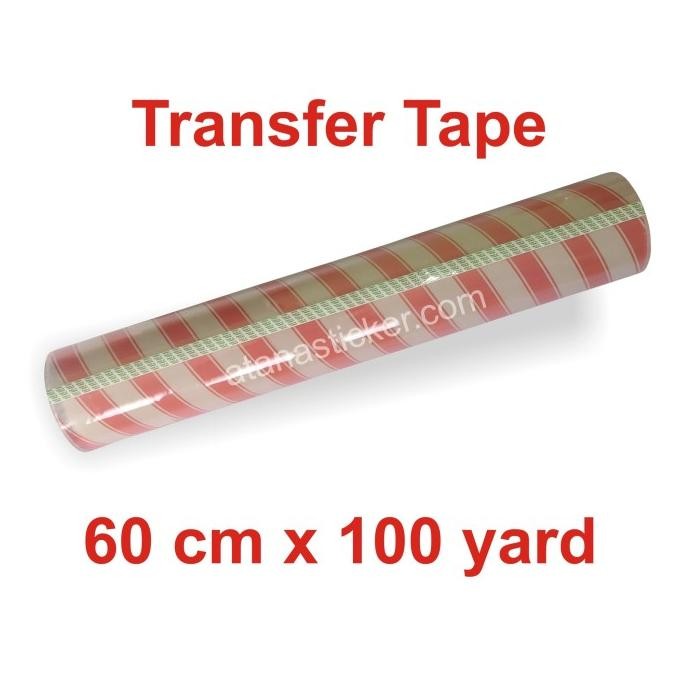 

Transfer Tape / Masking Sticker Clear Application Tape Lebar 60 cm 14