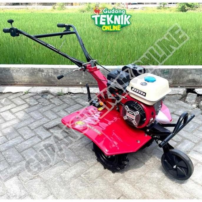 ** Matari Mesin Traktor Mini Cultivator Mmt800I Ci Red/ Mesin Bajak Sawah Kebun Lahan Basah Kering K