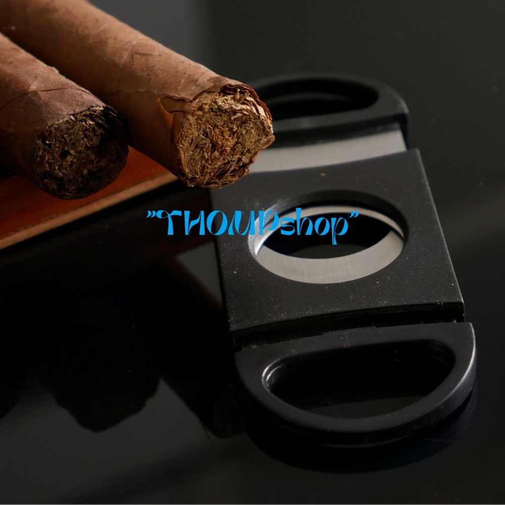 

KNIFEZER Pemotong Rokok Cerutu Cigar Cutter Double Blade - XJ-01
