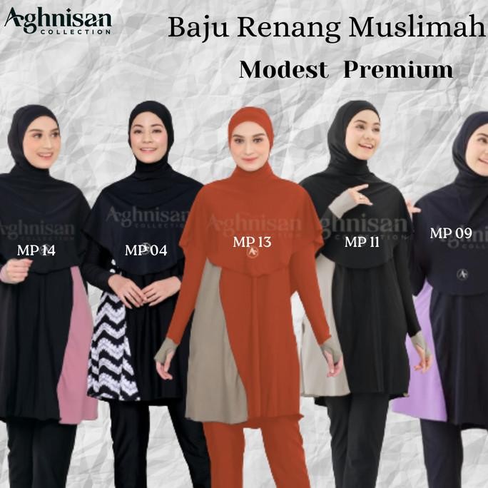 Baju Renang Muslimah Modest Premium - Renang Wanita Muslimah Aghnisan '