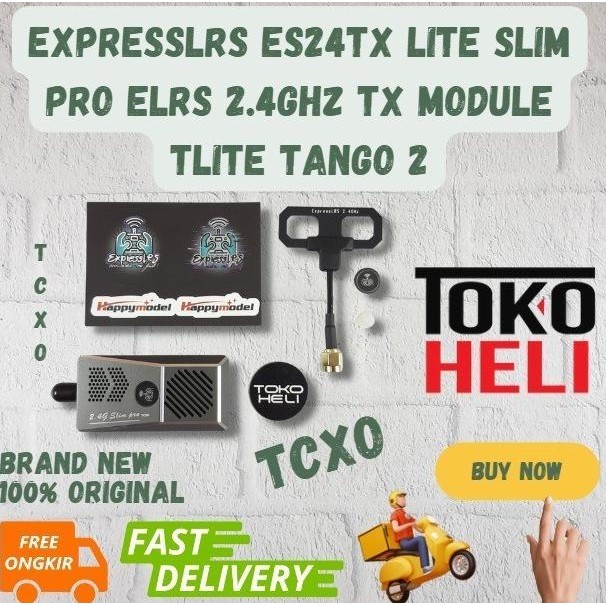 Expresslrs Es24Tx Lite Slim Pro Elrs 2.4Ghz Tx Module Tlite Tango 2 Murah