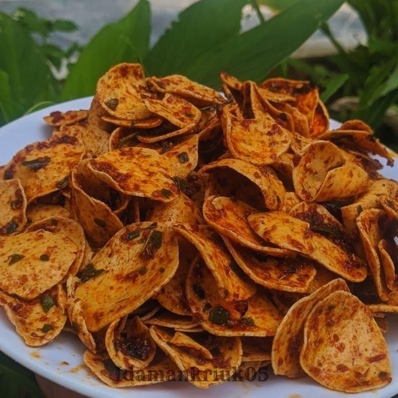 

10.10 Basreng Kriuk Sapi Pedas Daun Jeruk 1 Kg Premium