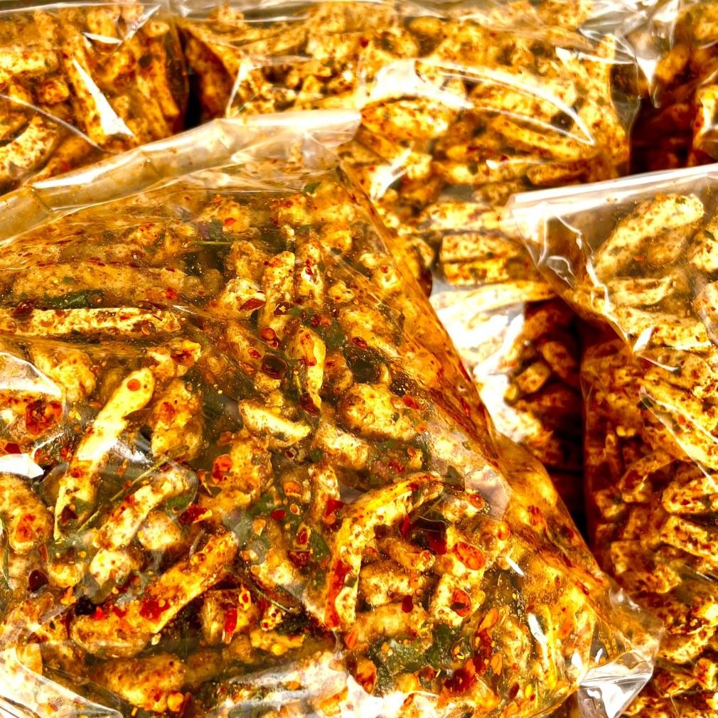 

Original Basreng Pedas 1Kg Rempah Daun Jeruk Cemilan Bandung Premium