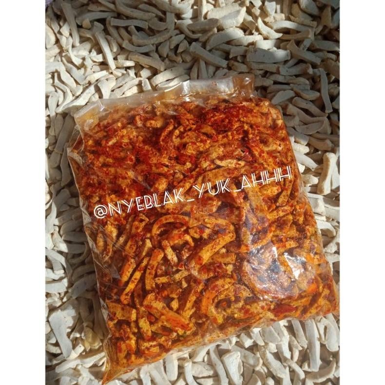 

Original Cod Basreng Baso Goreng Basreng Stik Pedas Basreng Kering Cabe Asli Daun Jeruk 1Kg Murah