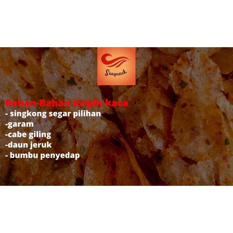 

Original 1Kg Keripik Kaca / Kripik Kaca / Kripca / Pikca Pedas Daun Jeruk High Quality