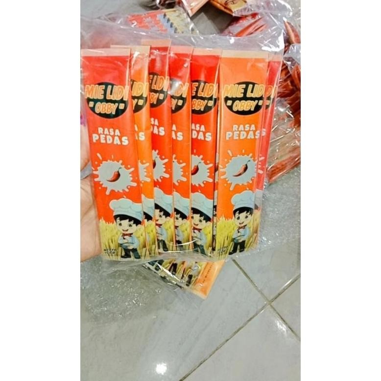 

Terpercaya Mie Lidi "Obby"Paket Usaha ,1Kardos Isi 240Pcs High Quality