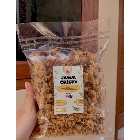 

Big Sale Keripik Jamur Crispy 250Gr Kriuk Cikruh Original & Pedas Gurih Jajanan Cemilan Kerupuk Krispi Renyah Premium