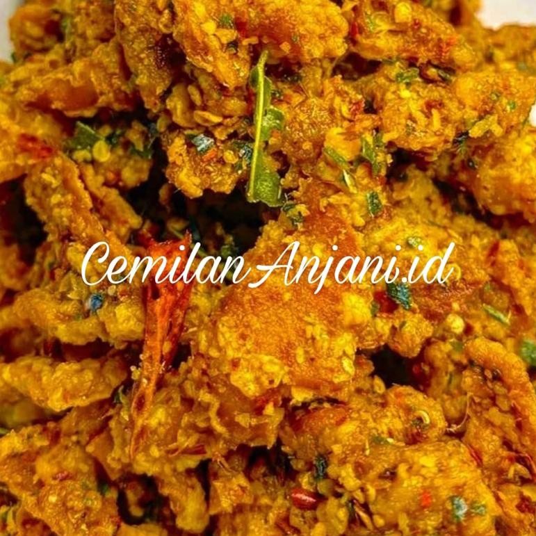 

Sale Kripik Kulit Ayam Crispy Renyah Pedas Daun Jeruk 500Gram Premium