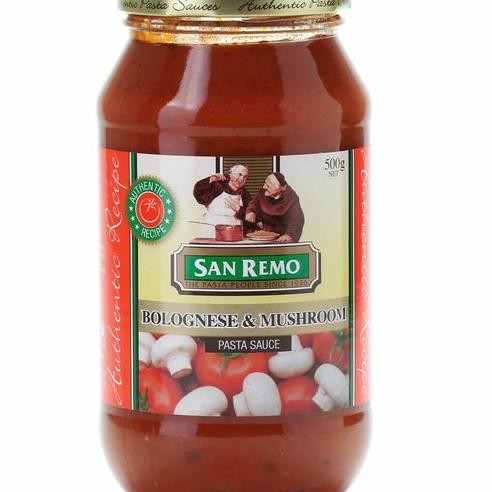

San Remo Bolognese And Mushroom Pasta Sauce 500Gr