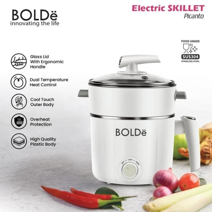 Panci Listrik Electric Skillet Bolde Picanto / Stainless Steel Panci Listrik Bolabulatstore