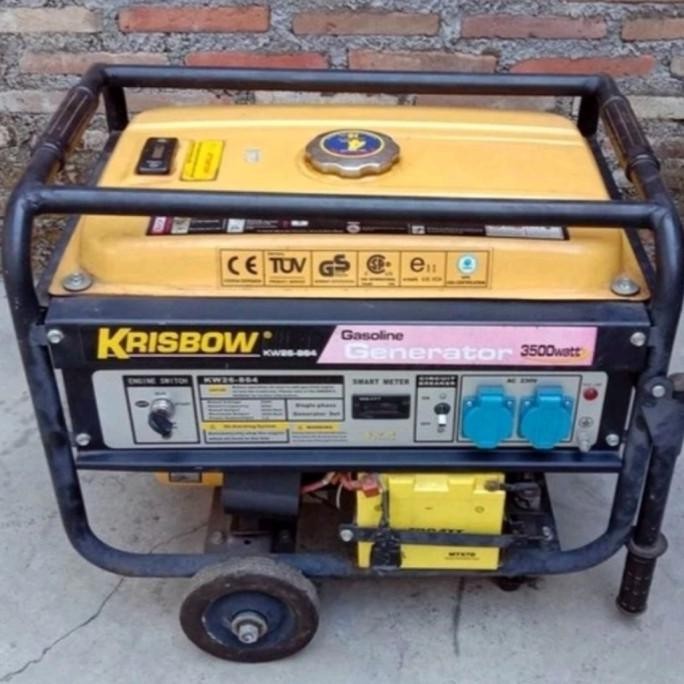 Dijual Mesin Genset Krisbow Kw26-864 3500 Watt Starter Original