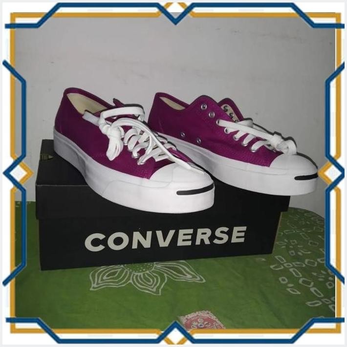 [THE] SEPATU SNEAKERS CONVERSE JACK PURCELL LOW TOP ORIGINAL CACTUS FLOWER
