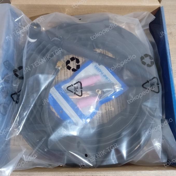 MULTIPRO TIG TORCH WP17V STANG LAS ARGON MANUAL  WP 17 V 4M jnt3k Ayo Order