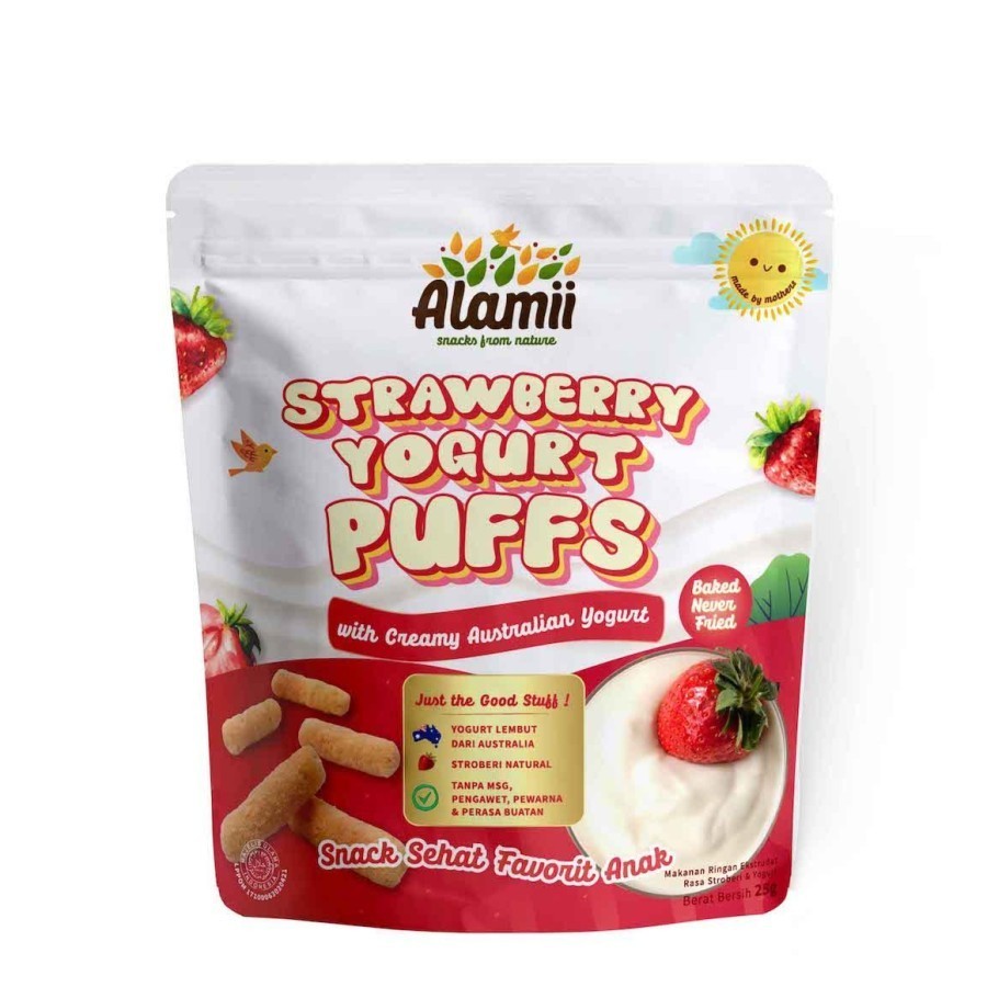 

Alamii Strawberry Yogurt Puffs 25gr