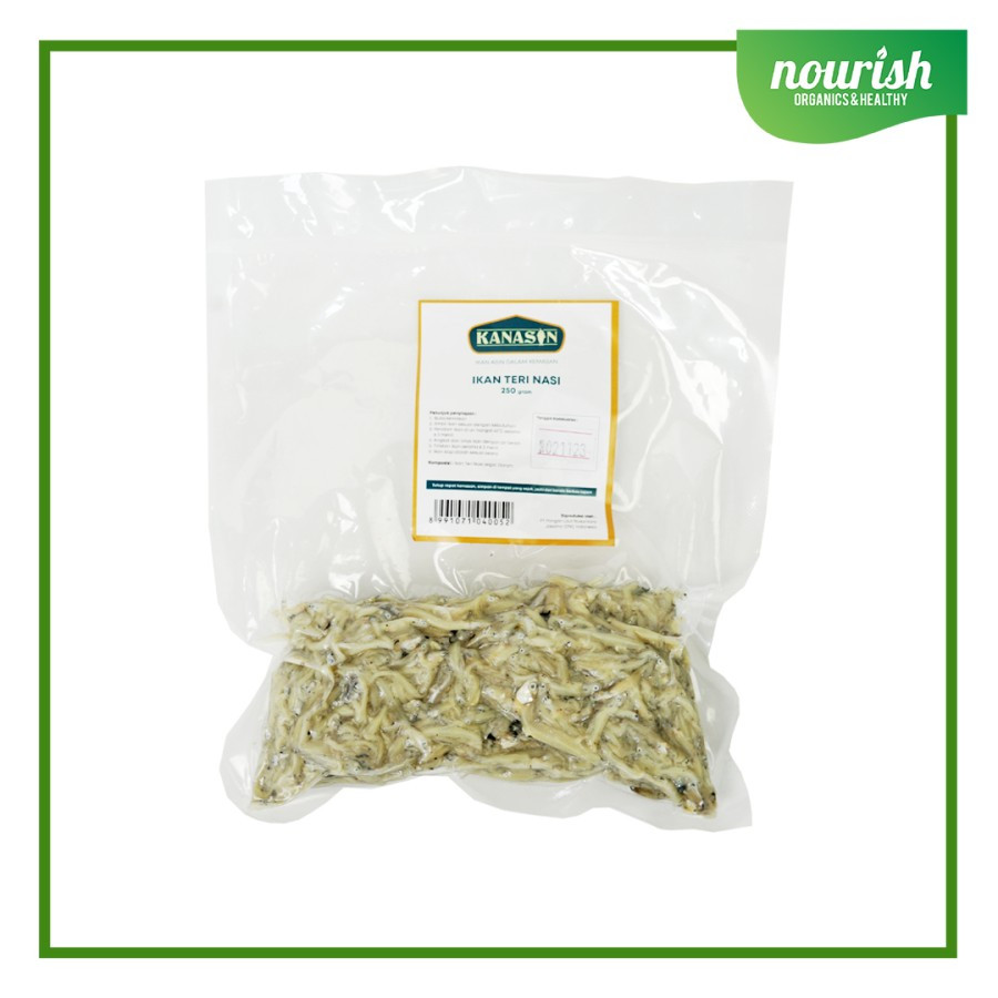 

KANASIN Ikan TERI NASI / TANPA PENGAWET 250 gram