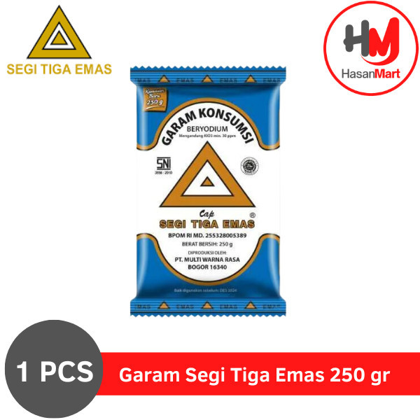 

Garam Segi Tiga Emas 250 gram [1 PCS]
