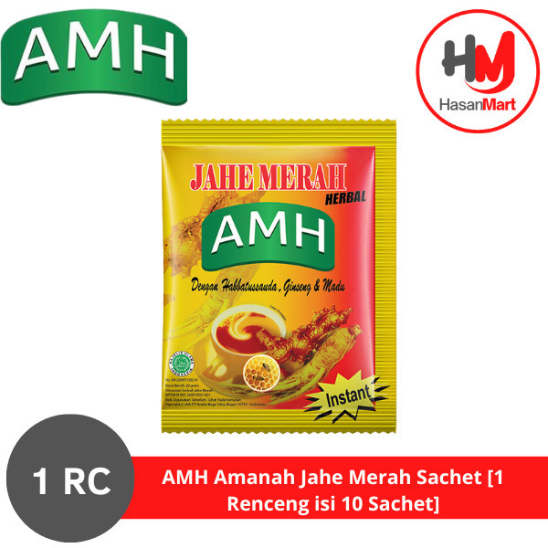 

AMH Amanah Jahe Merah Sachet [1 Renceng isi 10 Sachet]