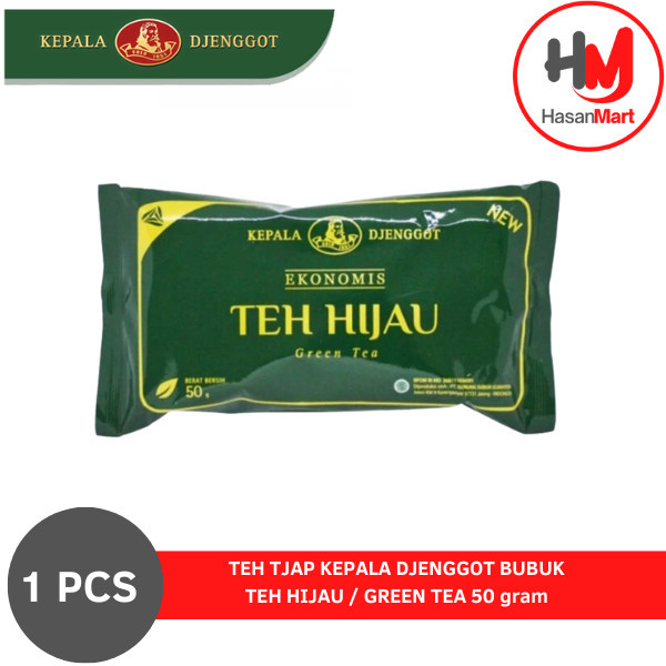 

TEH TJAP KEPALA DJENGGOT BUBUK TEH HIJAU / GREEN TEA 50 gram