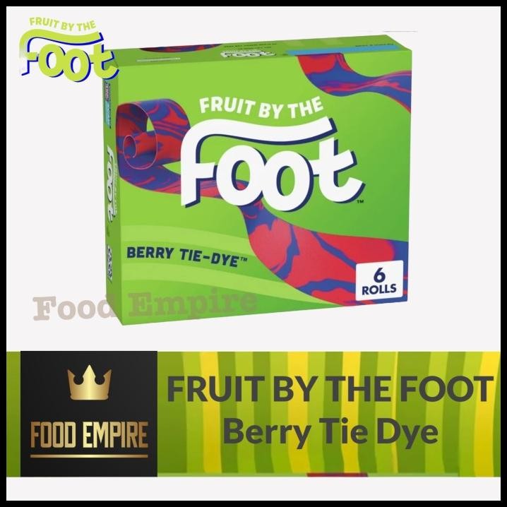 

Fruit By The Foot - Berry Tie Dye 4,5 Oz | Fruit Flavored Snacks