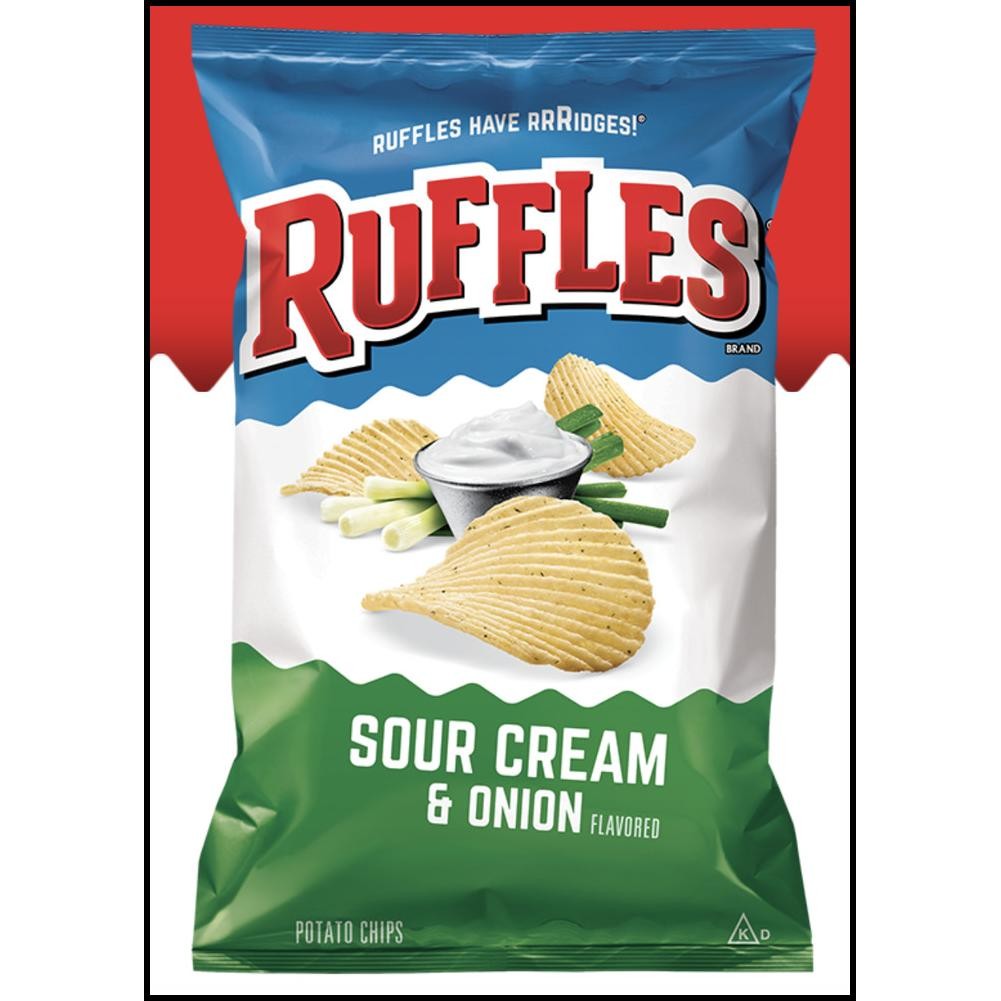 

Ruffles Potato Chips 6,5 Oz | Keripik Kentang Usa