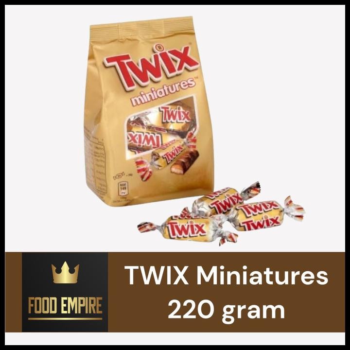 

Twix Miniatures 220 Gram - Cokelat Mini Twix