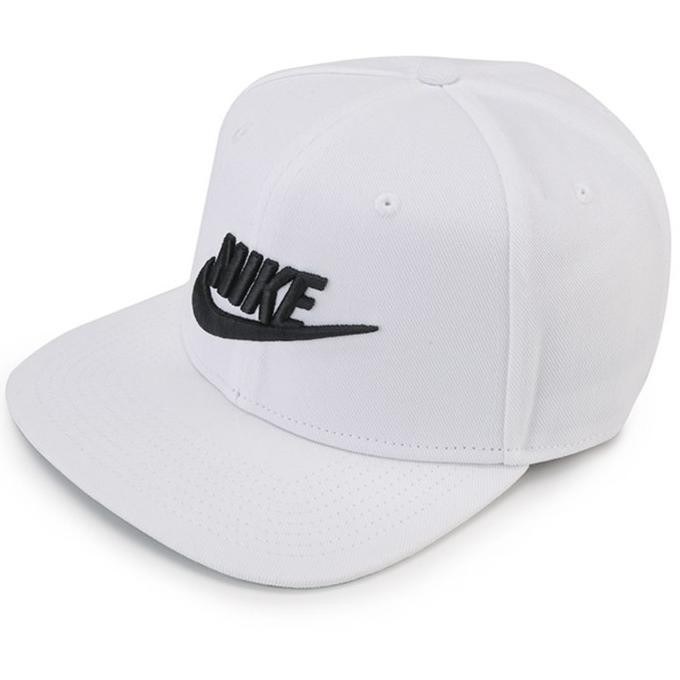 TOPI SNAPBACK Original 100% Topi Nike Pro Cap Futura White 891284-100