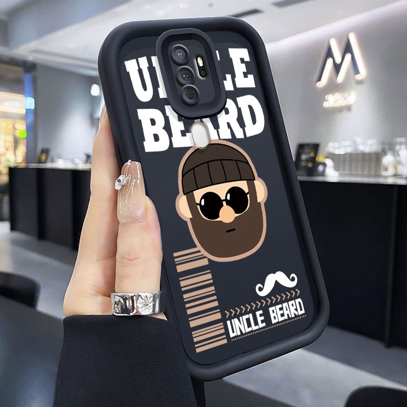 Casing Hp Untuk OPPO A5 2020 OPPO A9 2020 Case HP Casing topi pria motif penutup Kasing Anti Drop Ce