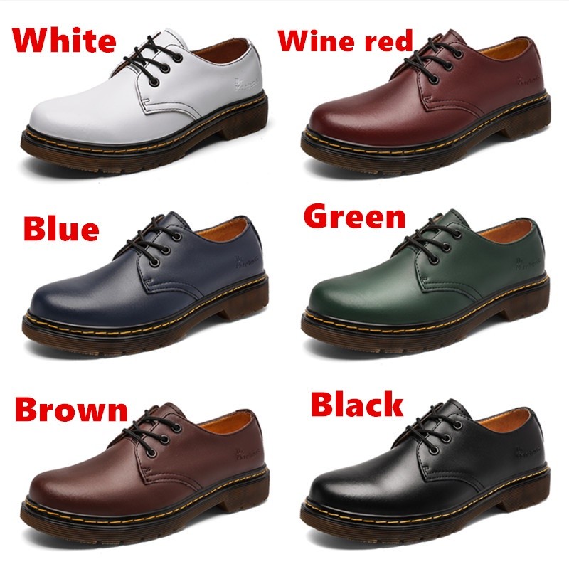 Pengiriman Cepat DR.MARTENS Sepatu Martin Pasangan Kulit Asli Overall Kulit Sapi Pasangan Sepatu Bot