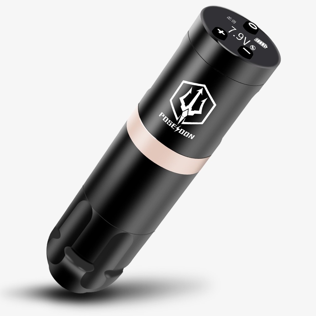 Pena Tato Nirkabel POSEIDON, Mesin Tato Alat Tato Profesional untuk Seniman Tato |FC691859|