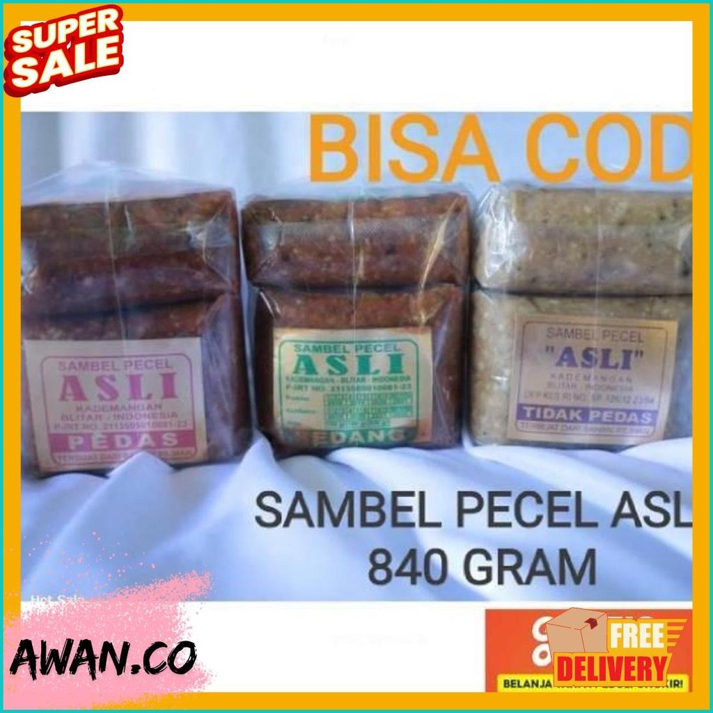 

Sambel Pecel Asli Blitar 840 Gram (6.6)