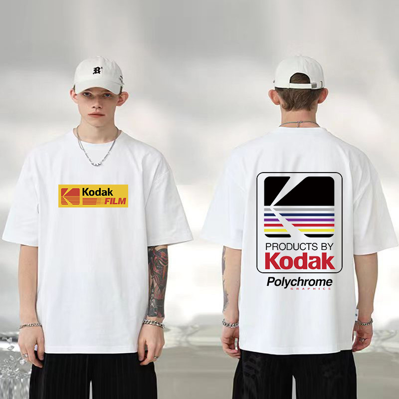 Kaos Pria Kodak Liar Huruf T Dalam Kodak Retro Korea
