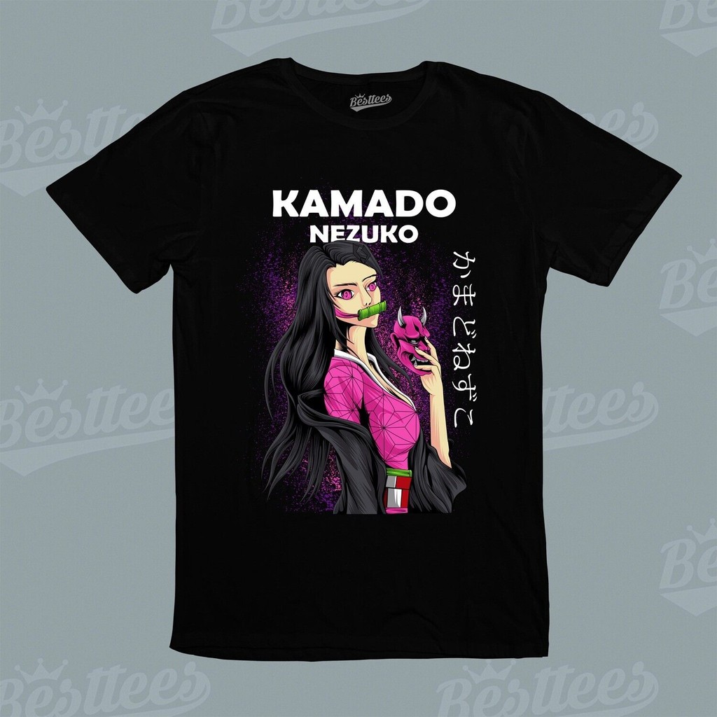 Kaos Keren Nezuko Pembunuh Iblis Anime Jepang Pria Dewasa