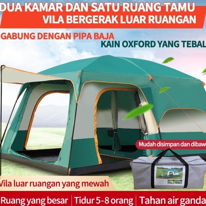 Tenda Camping 5-8 Orang/Portable Waterproof Camping Tent