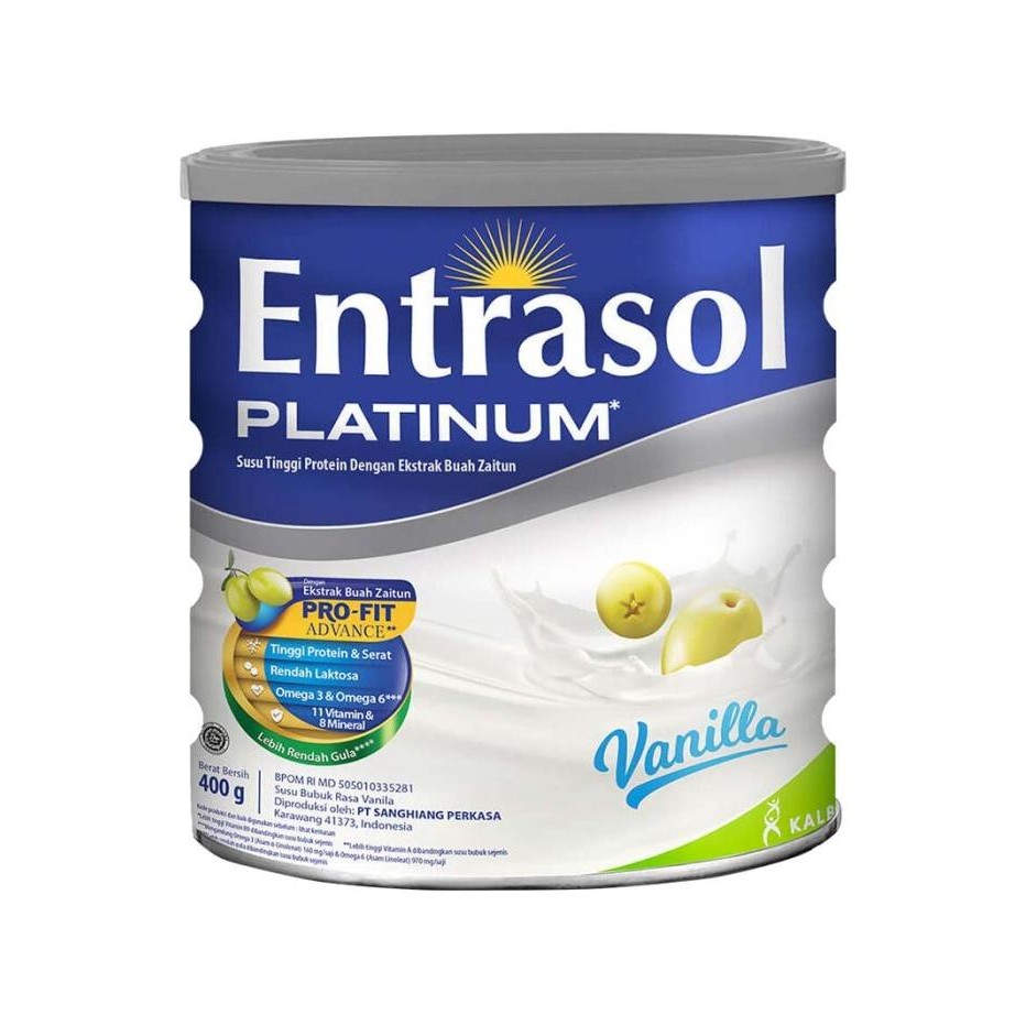 

ENTRASOL PLATINUM 400 GR VANILA