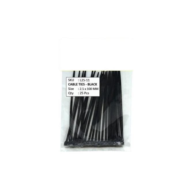 

Terbaru KABEL TIES 2.5 x 100 MM HITAM - PENGIKAT KABEL - 25 PCS sina4bb